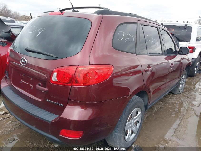 5NMSG13D09H299866 2009 Hyundai Santa Fe Gls