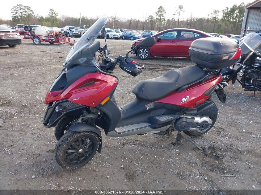 2009 Piaggio Mp3 500 VIN: ZAPM610X295000518 Lot: 38621576