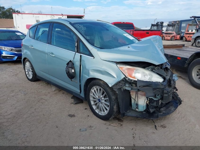 2013 Ford C-Max Hybrid Sel VIN: 1FADP5BU8DL540443 Lot: 38621635