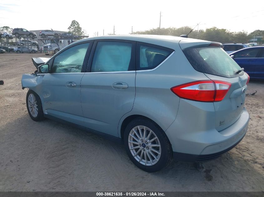 2013 Ford C-Max Hybrid Sel VIN: 1FADP5BU8DL540443 Lot: 38621635