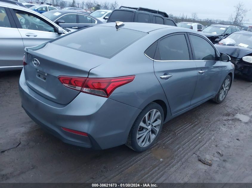 2020 Hyundai Accent Limited VIN: 3KPC34A65LE107166 Lot: 38621673