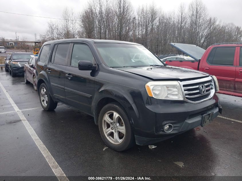 2012 Honda Pilot Ex-L VIN: 5FNYF4H6XCB063193 Lot: 38621779