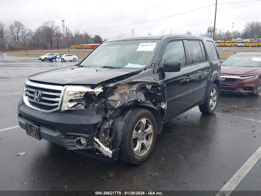 2012 Honda Pilot Ex-L VIN: 5FNYF4H6XCB063193 Lot: 38621779