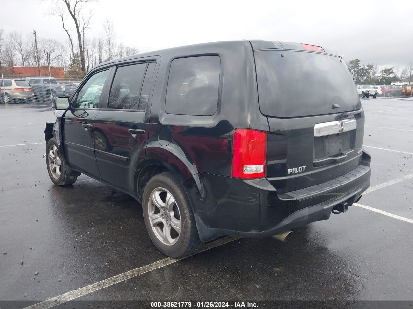 2012 Honda Pilot Ex-L VIN: 5FNYF4H6XCB063193 Lot: 38621779