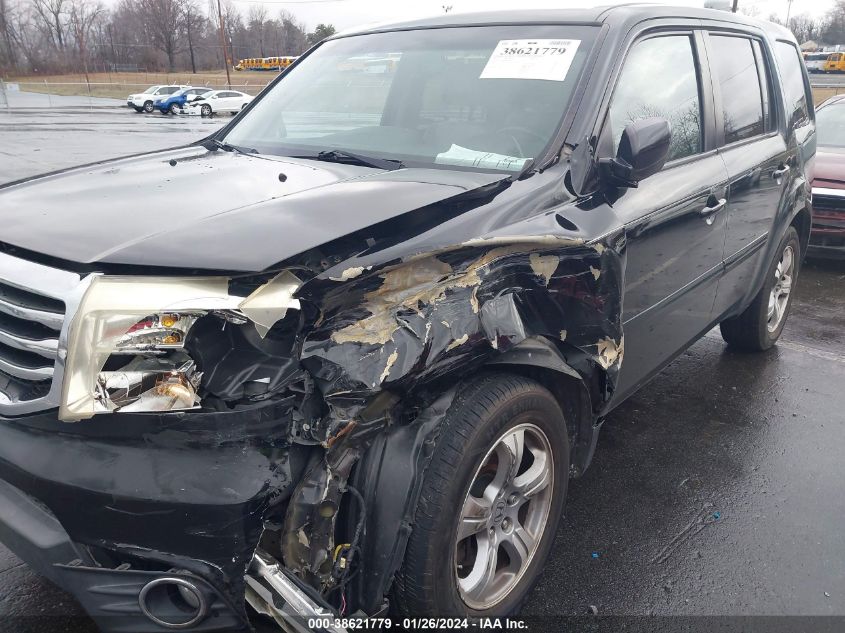 2012 Honda Pilot Ex-L VIN: 5FNYF4H6XCB063193 Lot: 38621779