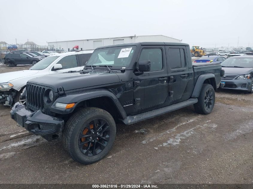 VIN 1C6HJTFG4ML617192 2021 JEEP GLADIATOR HIGH ALTITUDE 4X4
