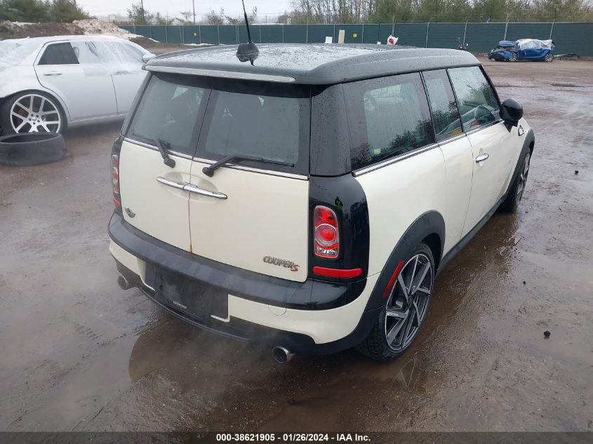 2011 Mini Cooper S Clubman VIN: WMWZG3C50BTY30942 Lot: 38621905