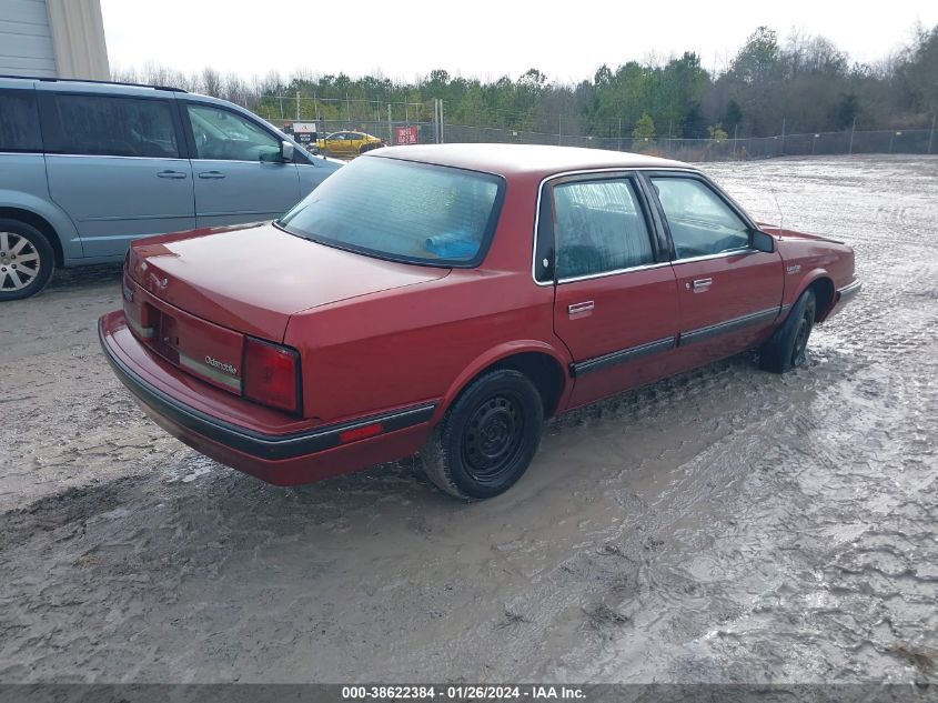 1990 Oldsmobile Cutlass Ciera VIN: 1G3AL54N9L6348976 Lot: 38622384