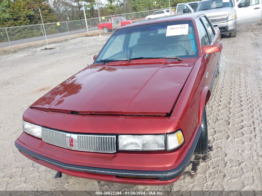 1990 Oldsmobile Cutlass Ciera VIN: 1G3AL54N9L6348976 Lot: 38622384