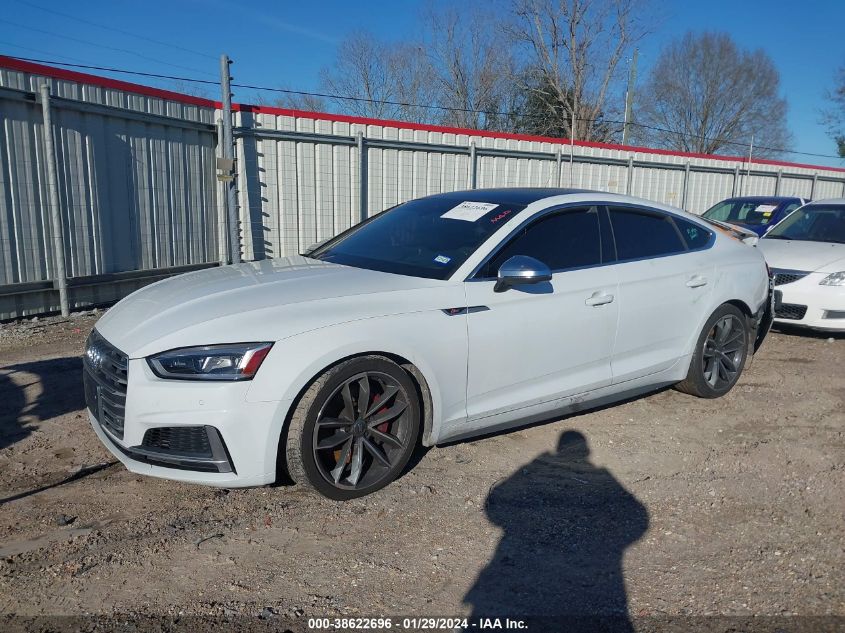 2018 Audi S5 3.0T Premium Plus VIN: WAUC4CF53JA023531 Lot: 38622696