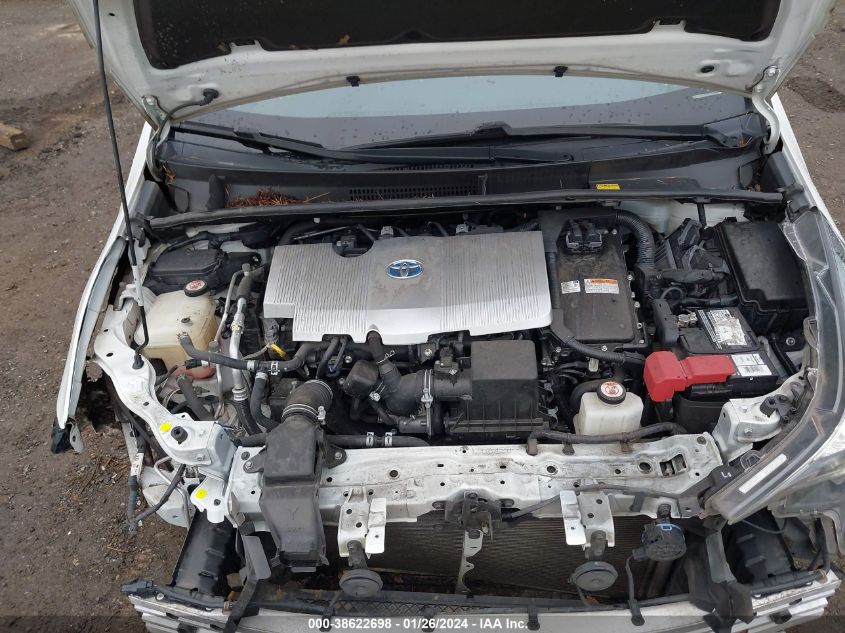 2016 Toyota Prius Two VIN: JTDKBRFU2G3020812 Lot: 38622698