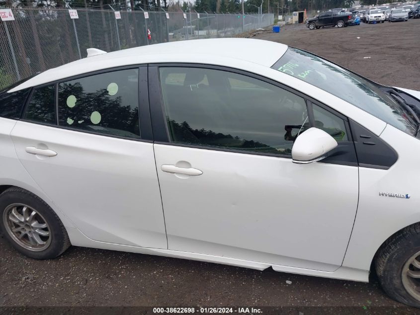 2016 Toyota Prius Two VIN: JTDKBRFU2G3020812 Lot: 38622698