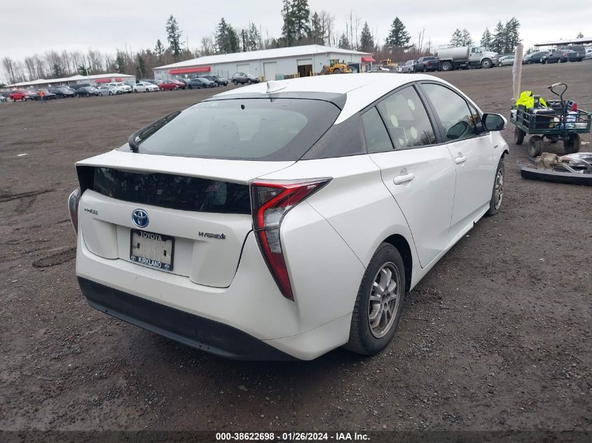 2016 Toyota Prius Two VIN: JTDKBRFU2G3020812 Lot: 38622698