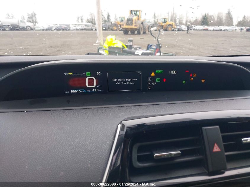 2016 Toyota Prius Two VIN: JTDKBRFU2G3020812 Lot: 38622698