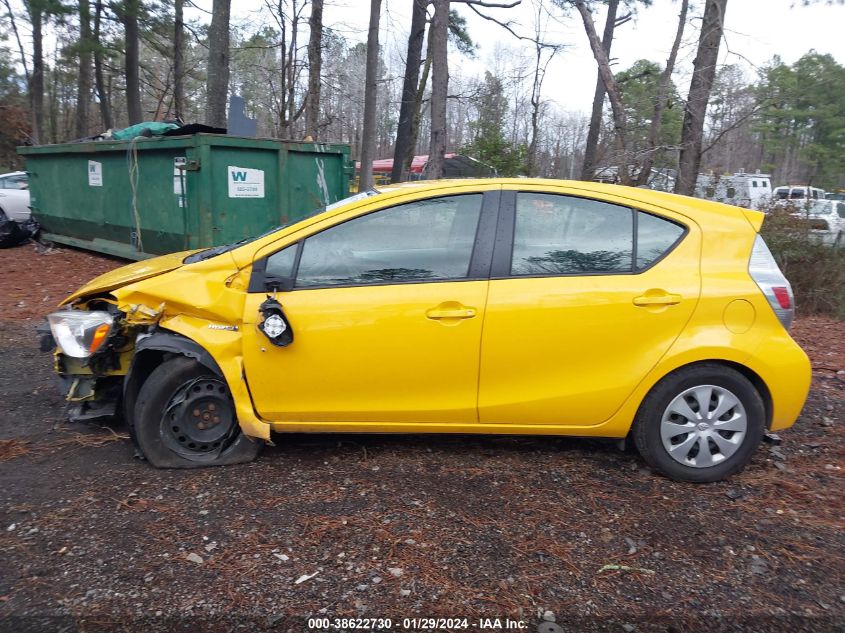 2014 Toyota Prius C Two VIN: JTDKDTB36E1083201 Lot: 38622730