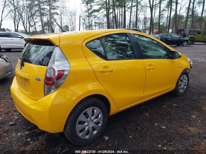 2014 Toyota Prius C Two VIN: JTDKDTB36E1083201 Lot: 38622730