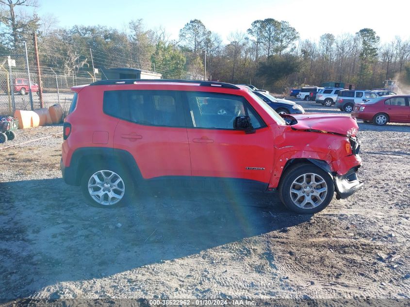 2017 Jeep Renegade Latitude Fwd VIN: ZACCJABB1HPF89418 Lot: 38622962