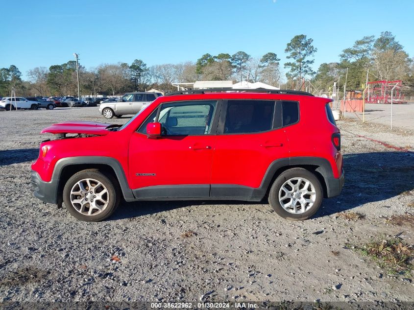 2017 Jeep Renegade Latitude Fwd VIN: ZACCJABB1HPF89418 Lot: 38622962