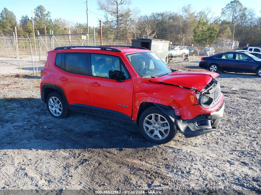 2017 Jeep Renegade Latitude Fwd VIN: ZACCJABB1HPF89418 Lot: 38622962