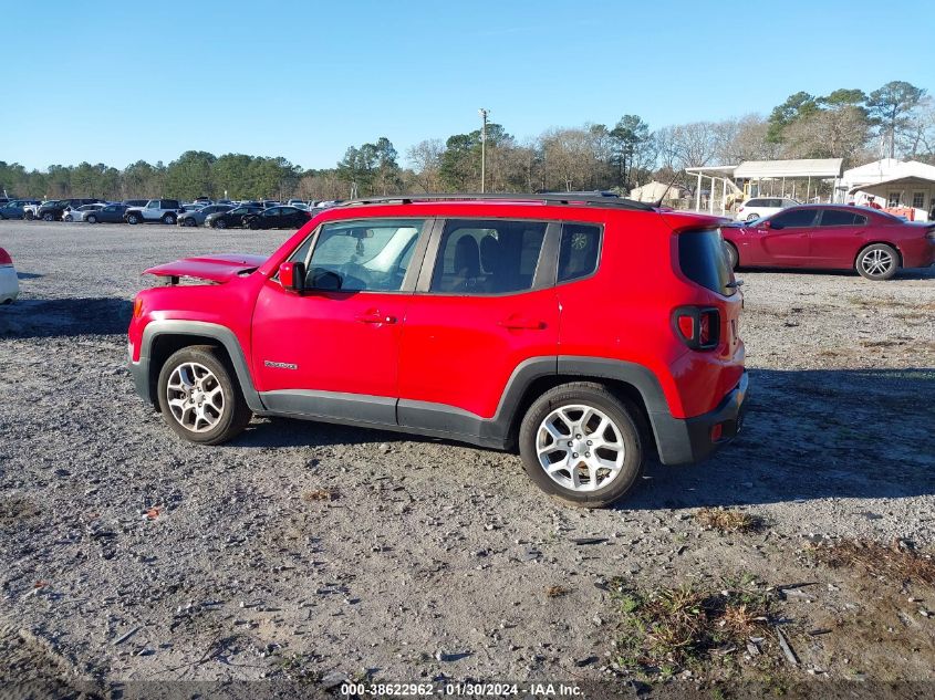 2017 Jeep Renegade Latitude Fwd VIN: ZACCJABB1HPF89418 Lot: 38622962