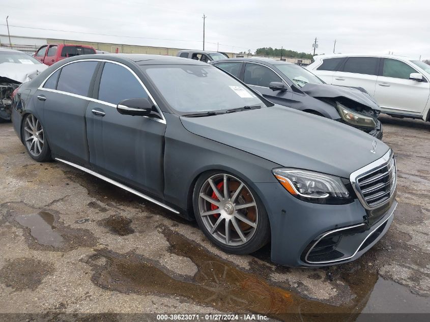 2018 Mercedes-Benz Amg S 63 4Matic VIN: WDDUG8JB8JA356189 Lot: 38623071