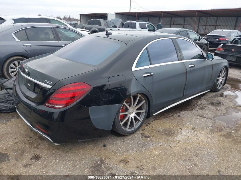 2018 Mercedes-Benz Amg S 63 4Matic VIN: WDDUG8JB8JA356189 Lot: 38623071