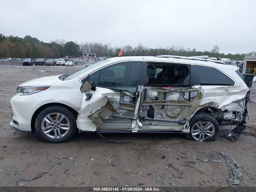 2021 Toyota Sienna Limited VIN: 5TDZRKEC0MS041677 Lot: 38623145