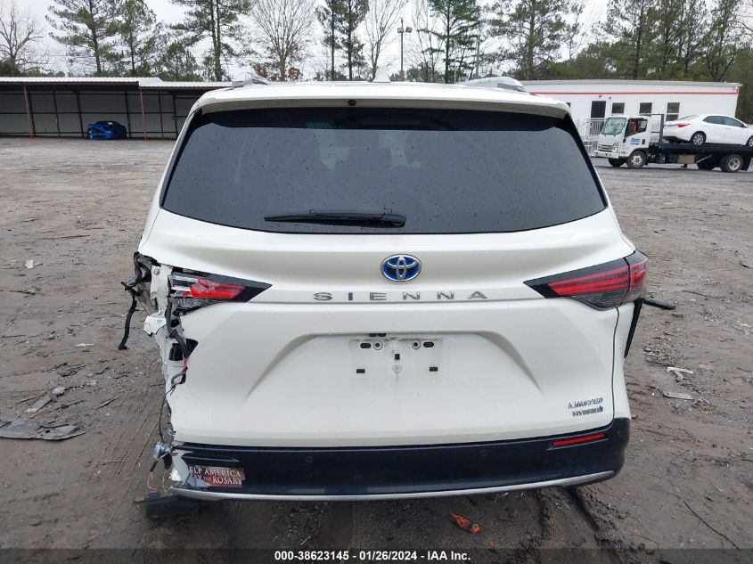 2021 Toyota Sienna Limited VIN: 5TDZRKEC0MS041677 Lot: 38623145