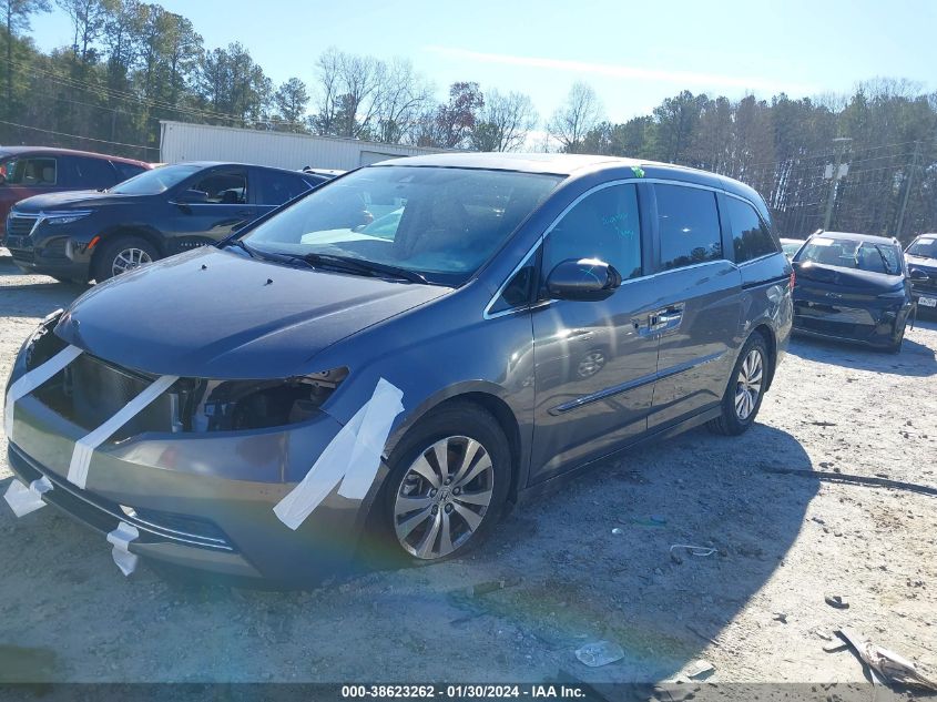 5FNRL5H64EB033595 2014 Honda Odyssey Exl