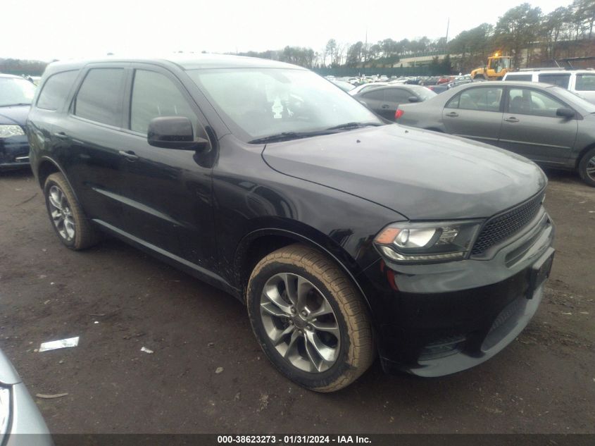 2019 Dodge Durango Gt Awd VIN: 1C4RDJDG2KC582838 Lot: 38623273