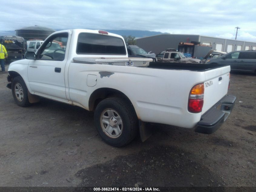 2003 Toyota Tacoma Base (A4) VIN: 5TENL42NX3Z170576 Lot: 38623474