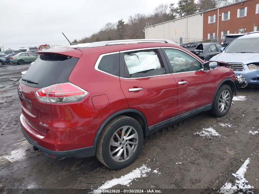 2015 Nissan Rogue S/Sl/Sv VIN: 5N1AT2MV2FC772581 Lot: 40310876