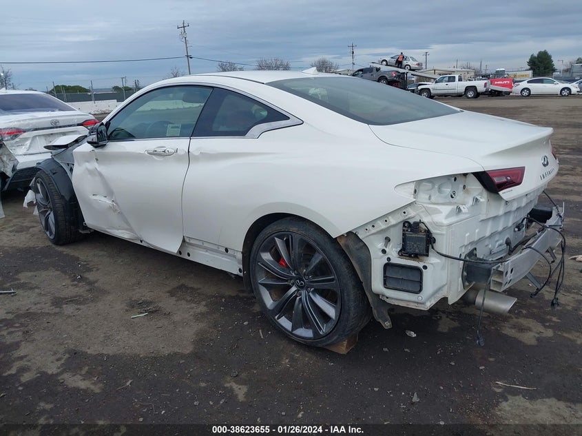 2021 Infiniti Q60 Red Sport 400 VIN: JN1FV7LK3MM530191 Lot: 38623655