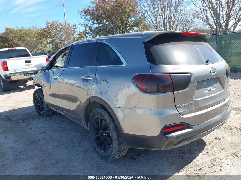 2018 Kia Sorento 2.4L Lx VIN: 5XYPG4A33JG419840 Lot: 38624006