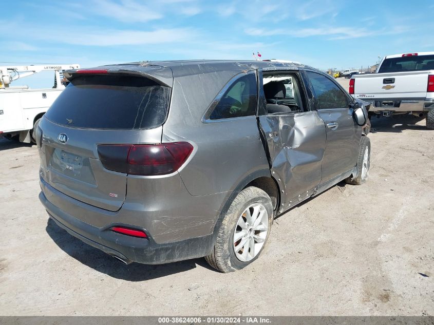 2018 Kia Sorento 2.4L Lx VIN: 5XYPG4A33JG419840 Lot: 38624006