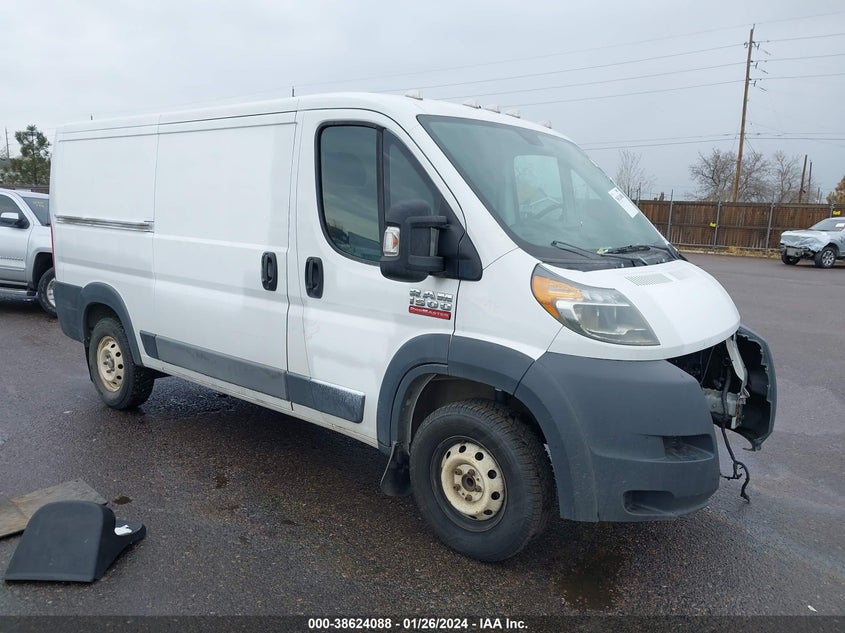 2016 Ram Promaster 1500 Low Roof VIN: 3C6TRVAG3GE127829 Lot: 38624088