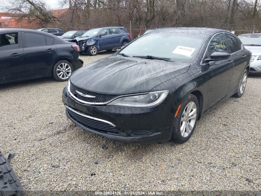 2015 Chrysler 200 Limited VIN: 1C3CCCAB0FN560302 Lot: 38624126