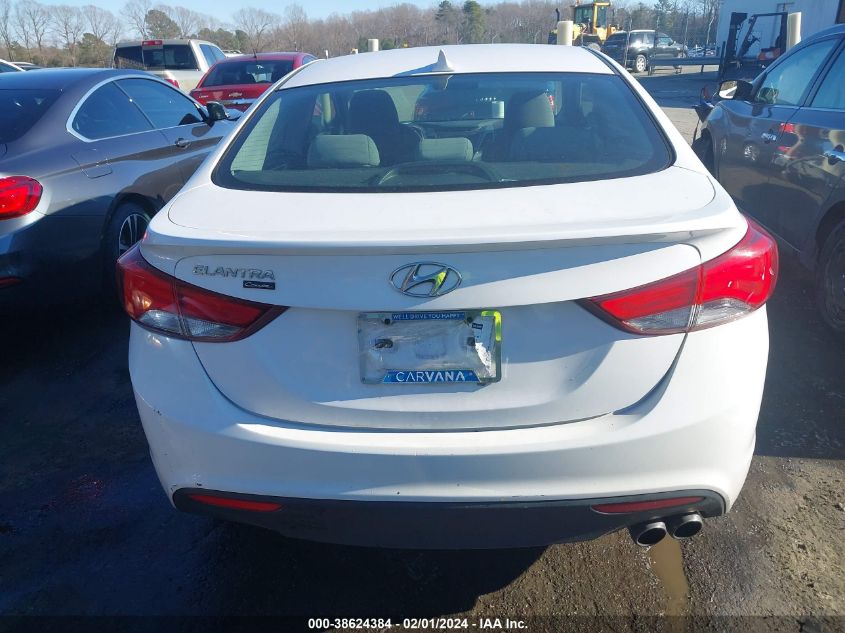 2014 Hyundai Elantra VIN: KMHDH6AH6EU024865 Lot: 38624384