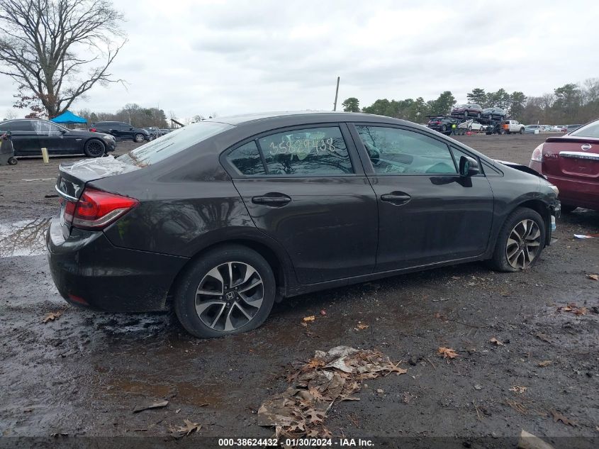 2013 Honda Civic Ex-L VIN: 19XFB2F98DE245616 Lot: 38624432