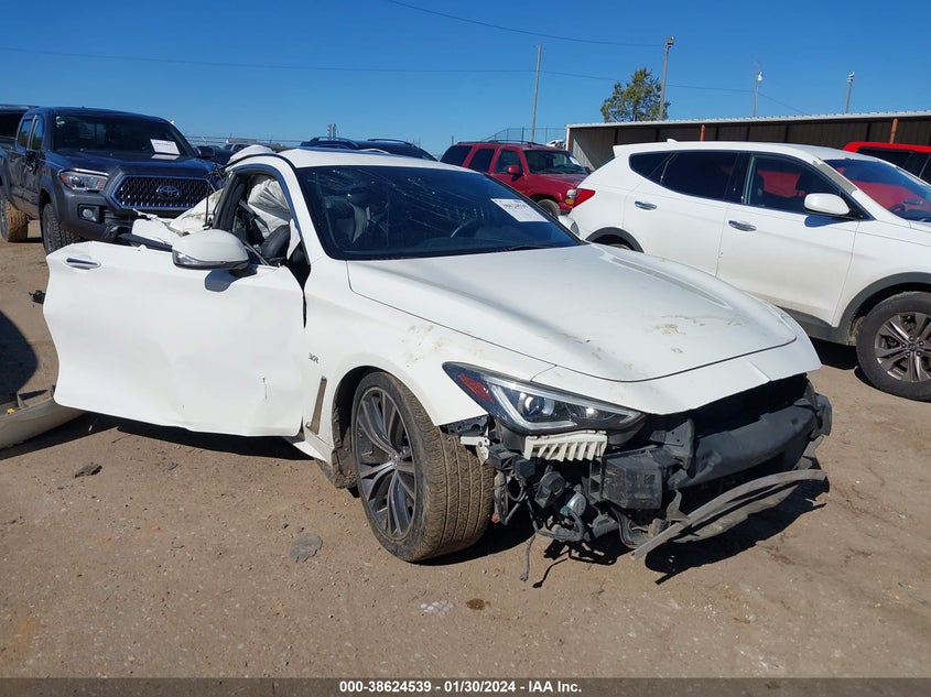 2018 Infiniti Q60 3.0T Luxe VIN: JN1EV7EK2JM341780 Lot: 38624539