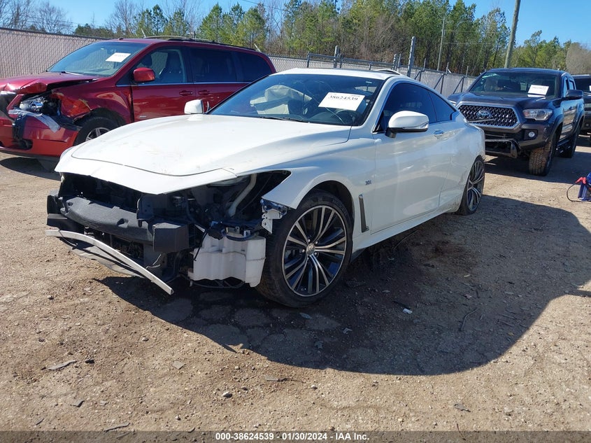 2018 Infiniti Q60 3.0T Luxe VIN: JN1EV7EK2JM341780 Lot: 38624539