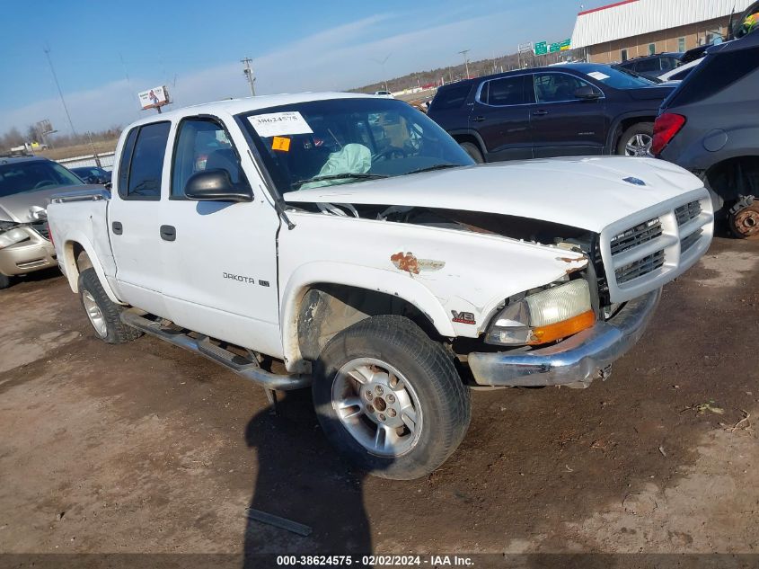 2000 Dodge Dakota Quad VIN: 1B7GL2AN5YS695474 Lot: 38624575