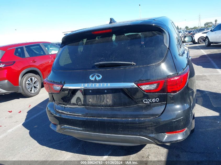 2020 Infiniti Qx60 Pure VIN: 5N1DL0MN9LC529749 Lot: 38624763