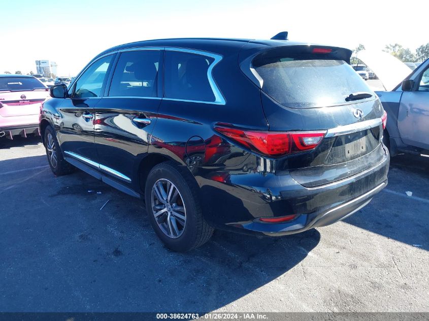 2020 Infiniti Qx60 Pure VIN: 5N1DL0MN9LC529749 Lot: 38624763