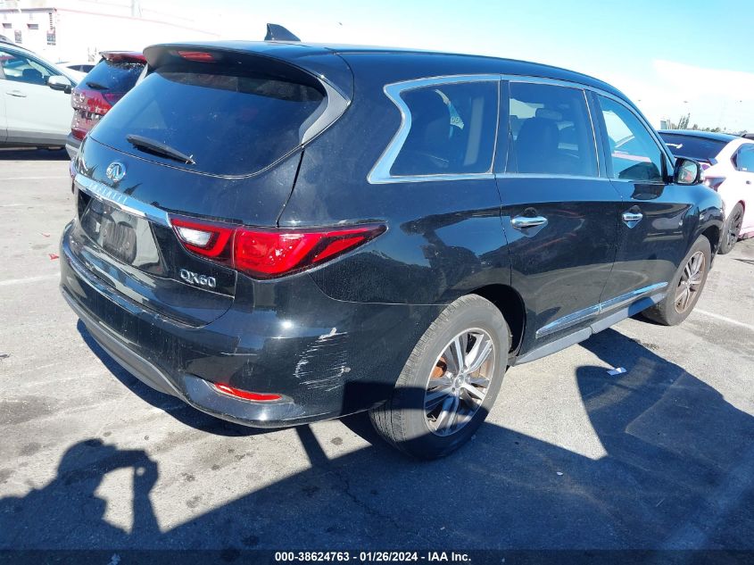 2020 Infiniti Qx60 Pure VIN: 5N1DL0MN9LC529749 Lot: 38624763