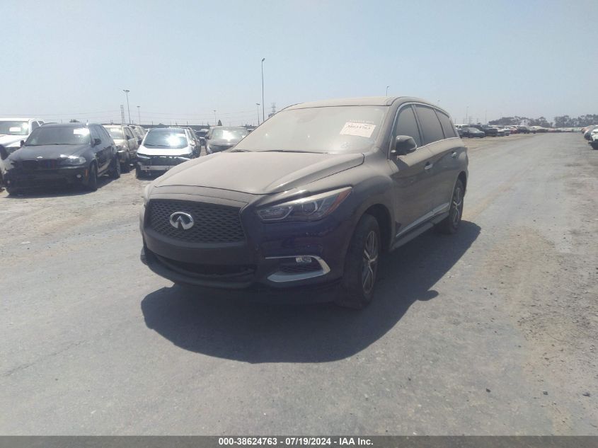 2020 Infiniti Qx60 Pure VIN: 5N1DL0MN9LC529749 Lot: 38624763