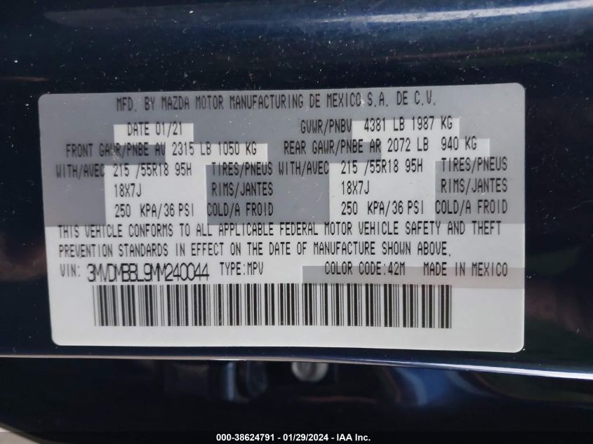 Фото: 3MVDMBBL9MM240044 - 9