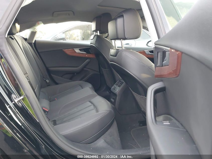 2022 Audi A5 Sportback Premium 40 VIN: WAUABCF52NA009915 Lot: 38624992