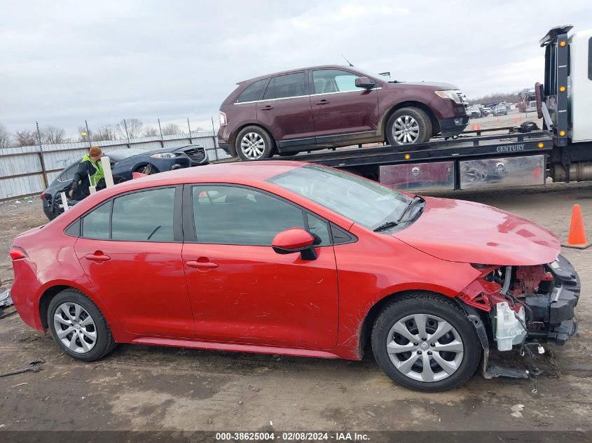 2021 Toyota Corolla Le VIN: 5YFEPMAE9MP166032 Lot: 38625004