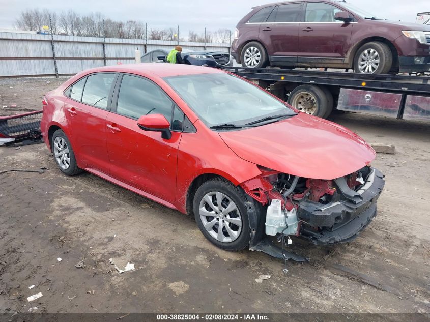 2021 Toyota Corolla Le VIN: 5YFEPMAE9MP166032 Lot: 38625004